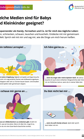 Infografik Empfehlungen: Welche Medien sind für Babys und Kleinkinder geeignet?