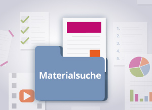 Grafik zur Materialsuche